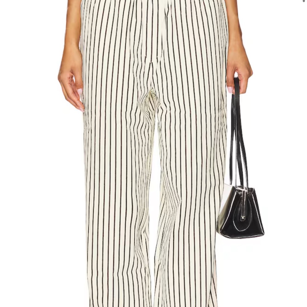 Lioness Black and White Striped Trousers